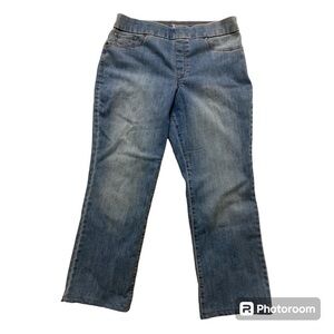 Kim Roger’s Tummy Control Pull-On Jeans Women’s Size 12P Average